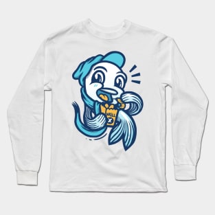 Fish and Krill Pops colored Long Sleeve T-Shirt